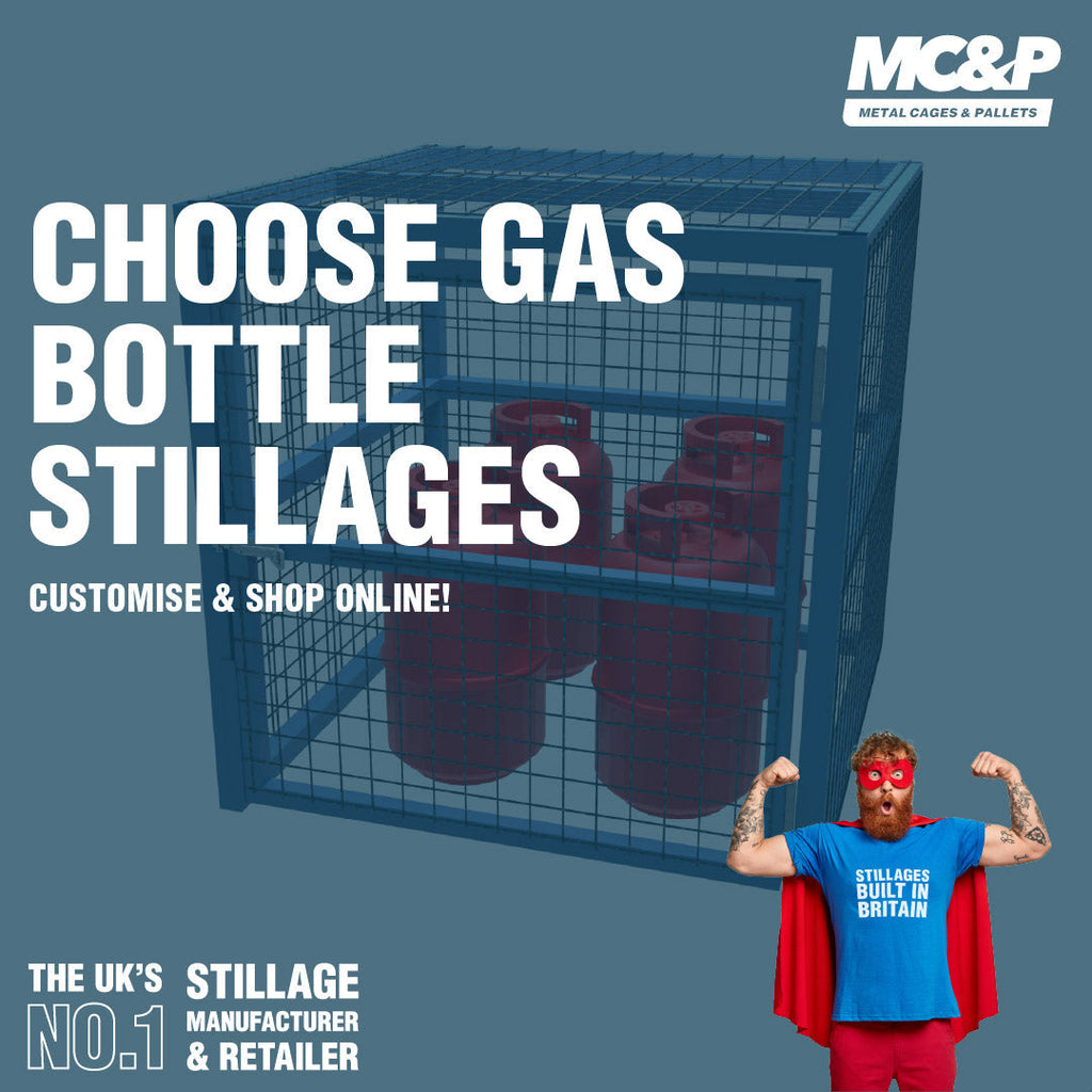 Choose Gas Bottle Stillages & buy online from MC&P