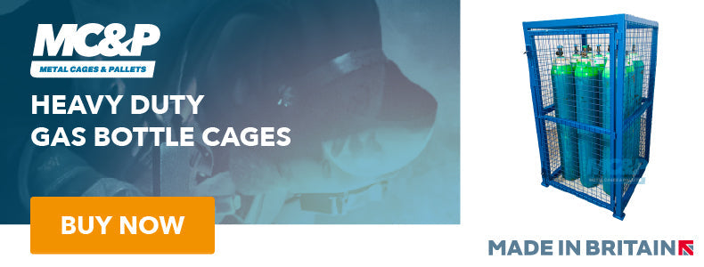 Heavy Duty Gas Bottle Cage - For Argon Gas Bottles - Shop Now