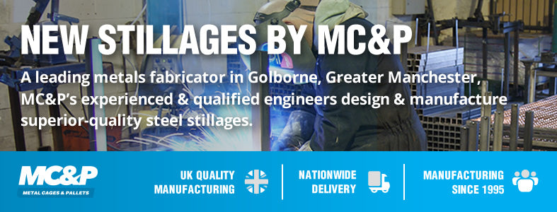 New stillages manufactured by Metal Cages & Pallets