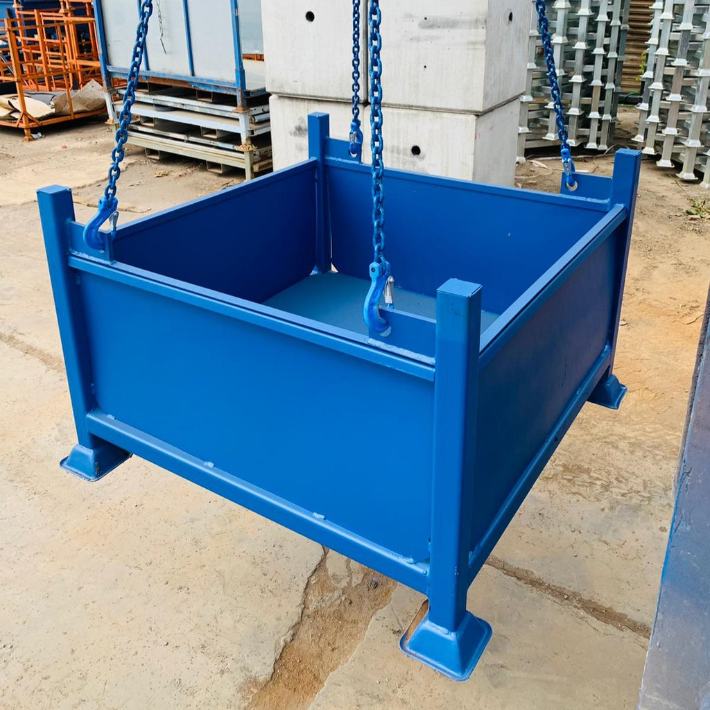 Heavy-Duty Metal Stillages manufactured by Metal Cages & Pallets