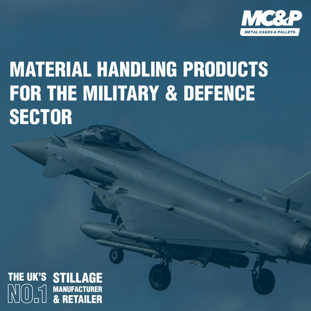 Stillages, cages & pallets for the military & defence sector
