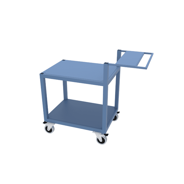 2 tier trolley with shelf