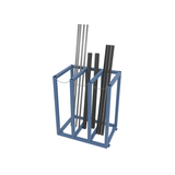 Larger Heavy Duty Vertical Storage Racking featuring pipes, rods & longer length products