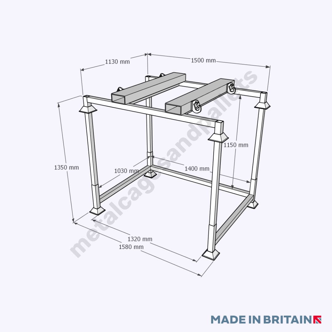 Collapsible Bulk Bag Filling Frame