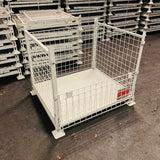 Our MightyLoad pallet cages feature collapsible and foldable sides for compact storage when not in use.