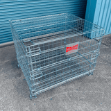 Order your mesh pallet cage with lockable lid today!