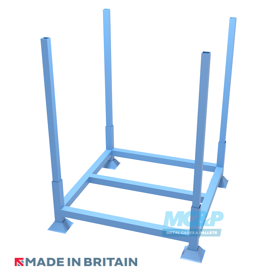 Metal Post Pallet with Demountable Legs