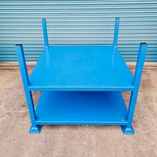 2 tier metal post pallet stillages for sale
