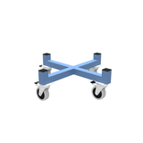 Drawing of our 4 wheeled dolly with a high 750-1000KG weight capacity