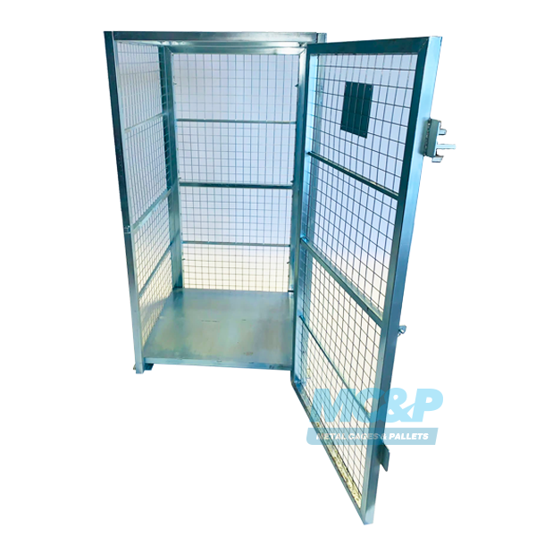 Galvanised heavy duty gas bottle cylinder cage available to customise and buy from our website