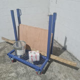 Board handling trolley