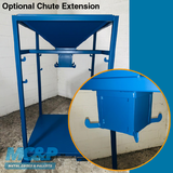 Chute Extension for Bulk Bag/Tonne Bag Filling Hopper