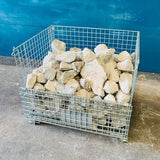 Collapsible pallet cages with 1200kg weight load
