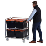 Compact Picking Trolley with Optional Shelf