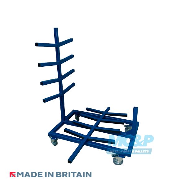 Pipe and rod rack with demountable legs.