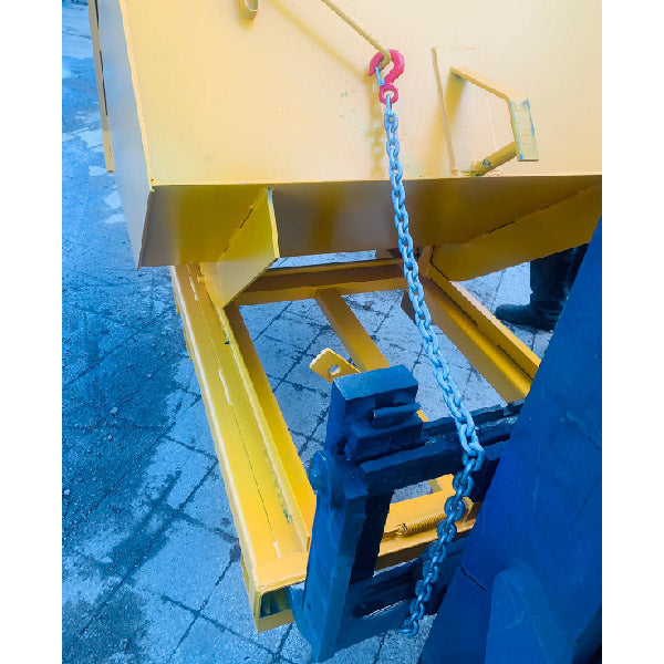 Forklift self tipping skips for sale