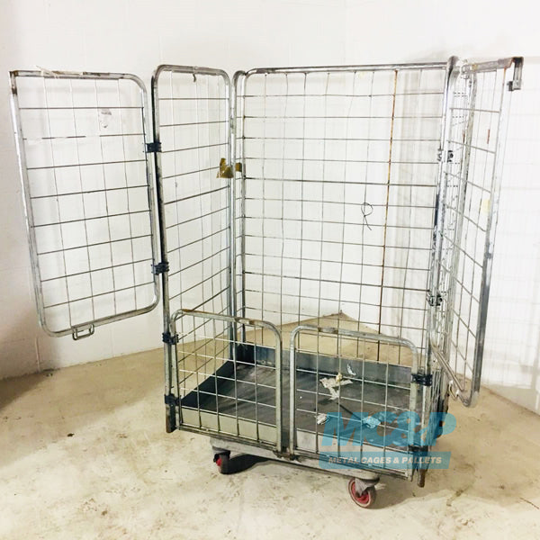 Galvanised Metal/Steel Roll Cage Stillage - USED product image 2