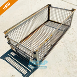 Galvanised Metal Half Drop Front Mesh Stillage  - USED