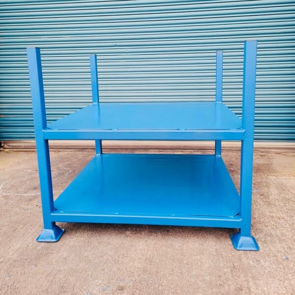 Heavy duty 2 tier metal pallet stillages for sale