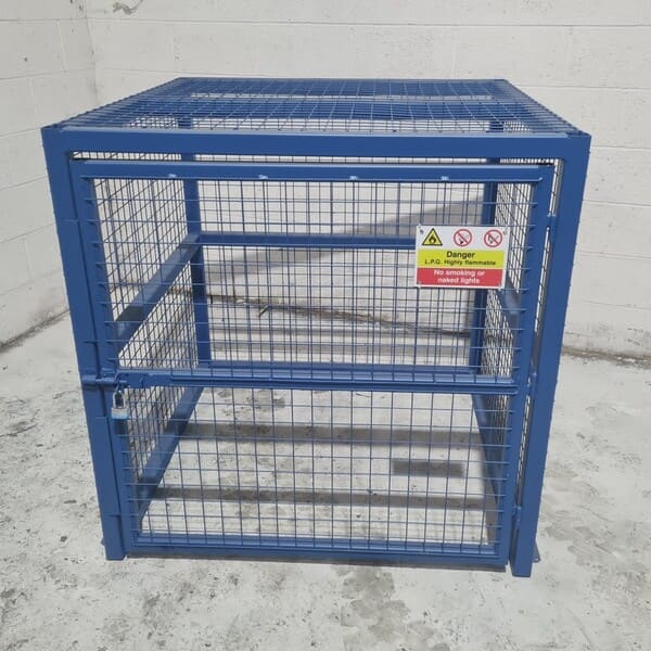 Shop for heavy duty gas bottle cylinder cages - made in Britain