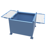 Shop for heavy duty lockable site stillages with top doors