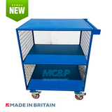 Heavy Duty Industrial Parcel Trolley (Mesh Sides)