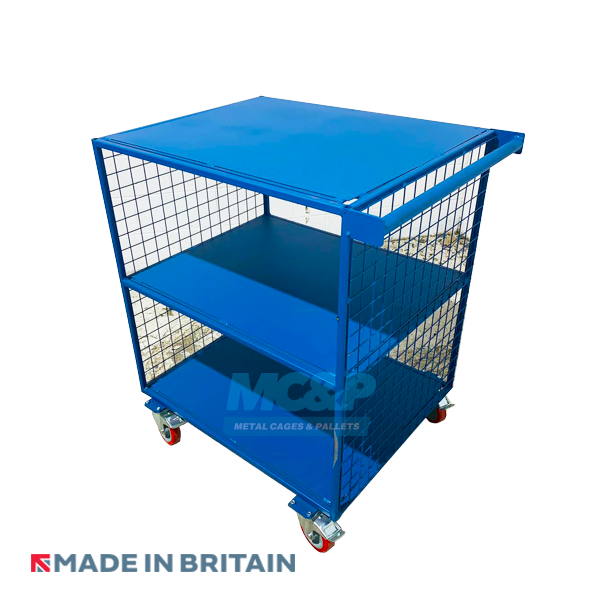 Heavy Duty Industrial Stock Trolley (Mesh Sides)