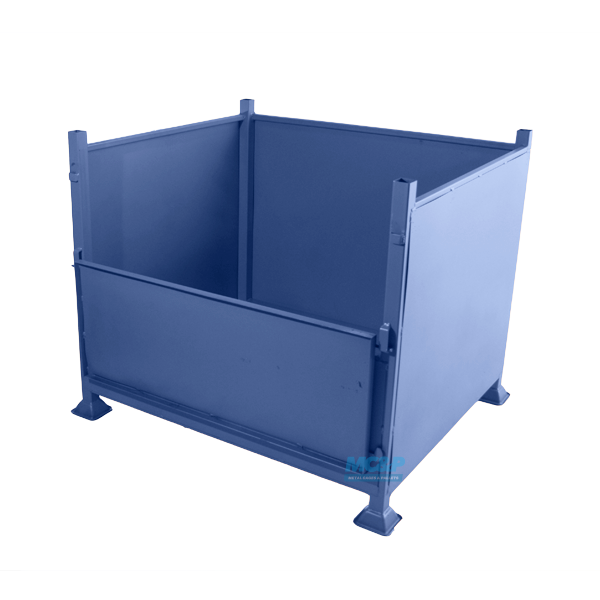 Image of our Metal Stillage with Half Drop Front