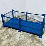 Large stillage lifting basket, for crane lifting of heavy loads