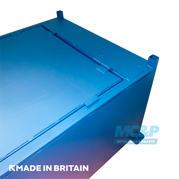 Large Lockable Site Stillage (Storage Box) With Half-Drop Front image 3