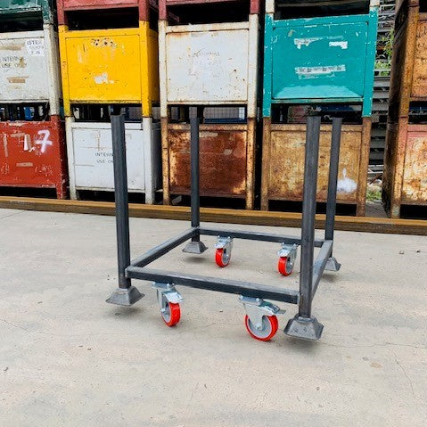 Shop for metal post pallets on castor wheels