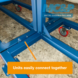 Moble Pipe Rack Easily Bolts Together