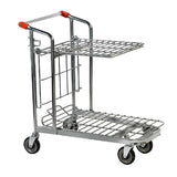 Nestable Stock Trolley With Integral and Folding Shelf