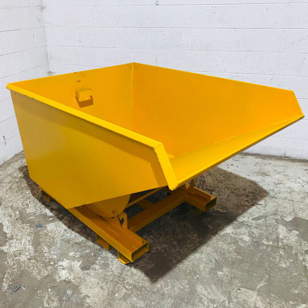 Photo of forklift self tipping skips