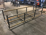 Photo of long extended pipe stillage suitable for long pipes - manufactured in our own factory