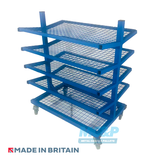 Pipe/Rod Racking Stillage with 5 Mesh Shelves