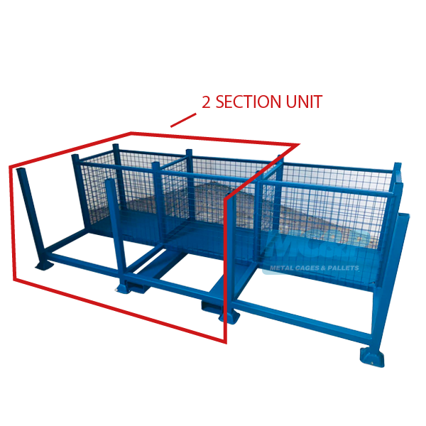 Heavy duty pipe/scaffold/tubing storage