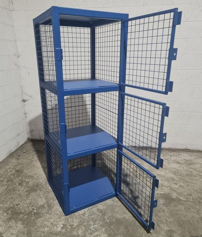 Customise and shop online for heavy duty gas cylinder cages with shelves