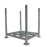 Galvanised Metal Post Pallet Stillages, 1.2M Demountable Legs. 800KG Load
