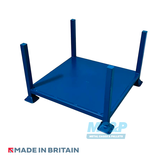 Post Pallet With Solid Base Shelf