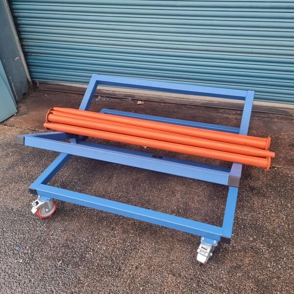 V cart mobile pipe trolley with 500kg load capacity