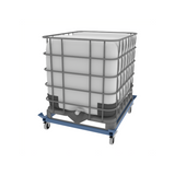 IBC trolley with heavy-duty IBC container
