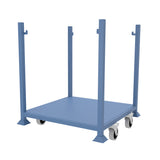 Blue tonne bag holder stillage trolley.