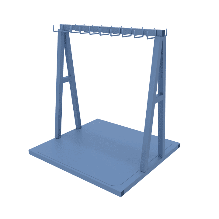 A Frame Storage Rack