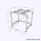Collapsible Bulk Bag Filling Frame