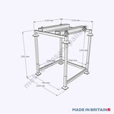 Collapsible Bulk Bag Filling Frame