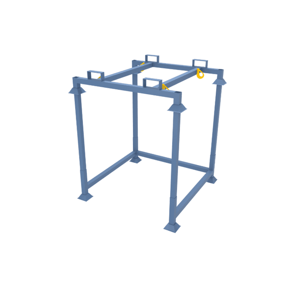 Bulk Bag Filling Frame with Removable Top for UK & Euro Pallets