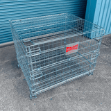 Order your mesh pallet cage with lockable lid today! 