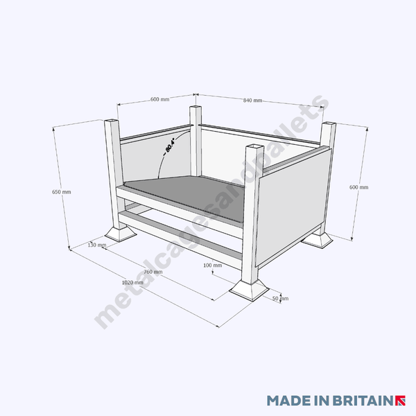 Sheet Metal Stillage £245 - Customise & Buy Online Today!