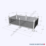Double Width Mesh Lifting Basket (For Crane Lifting)